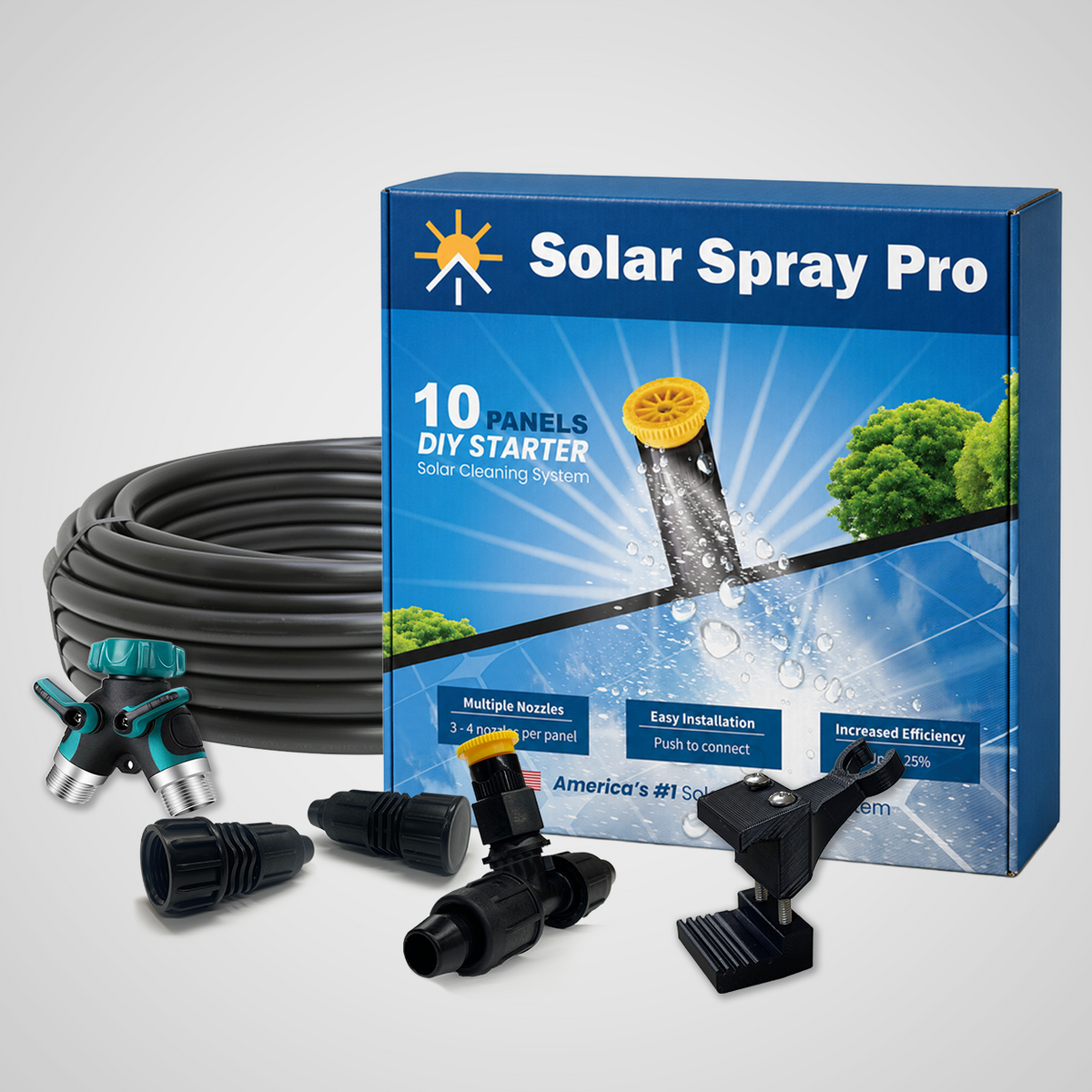 Solar Spray Pro Home DIY Cleaning System - 20 Head System